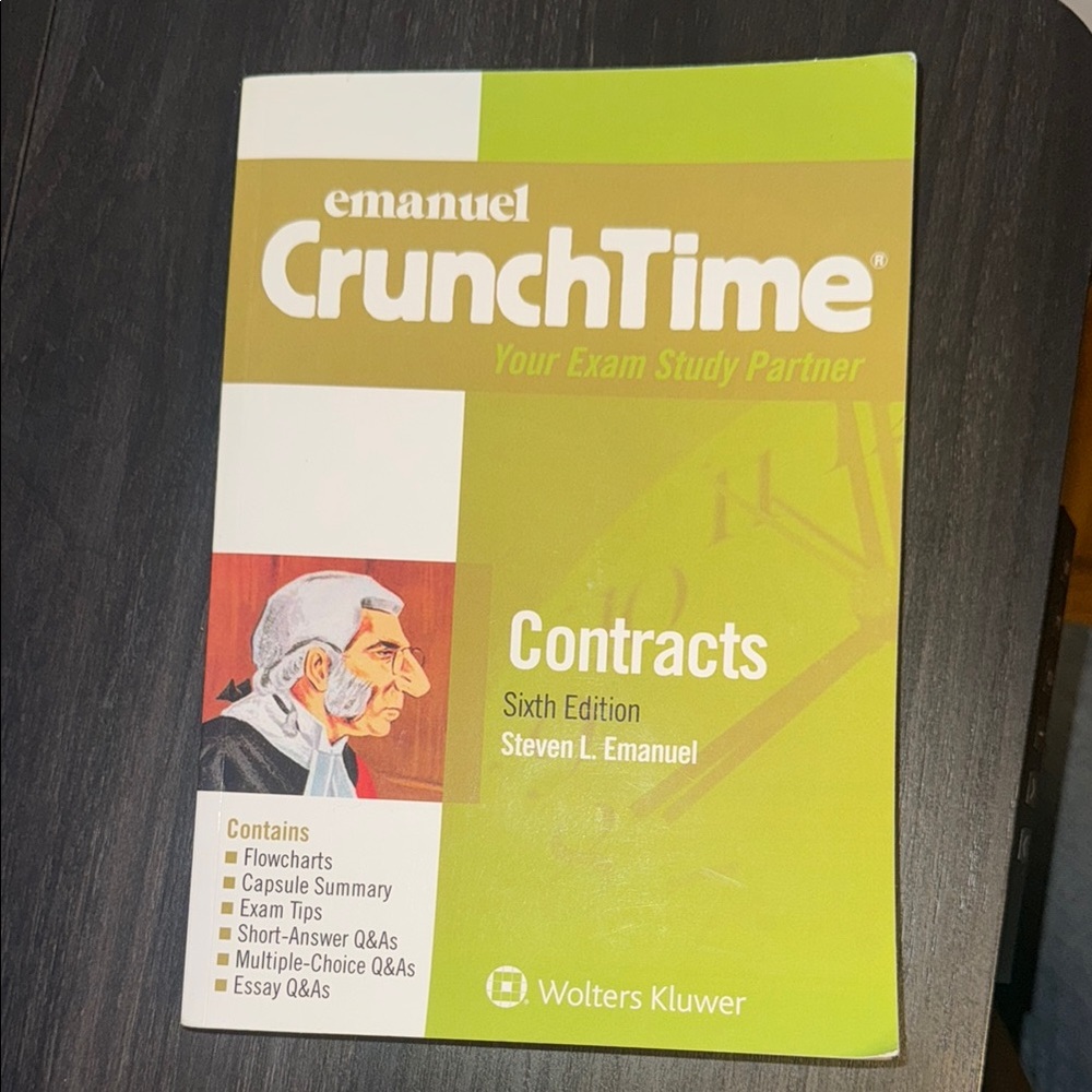 Emanuel CrunchTime Contracts Sixth Edition